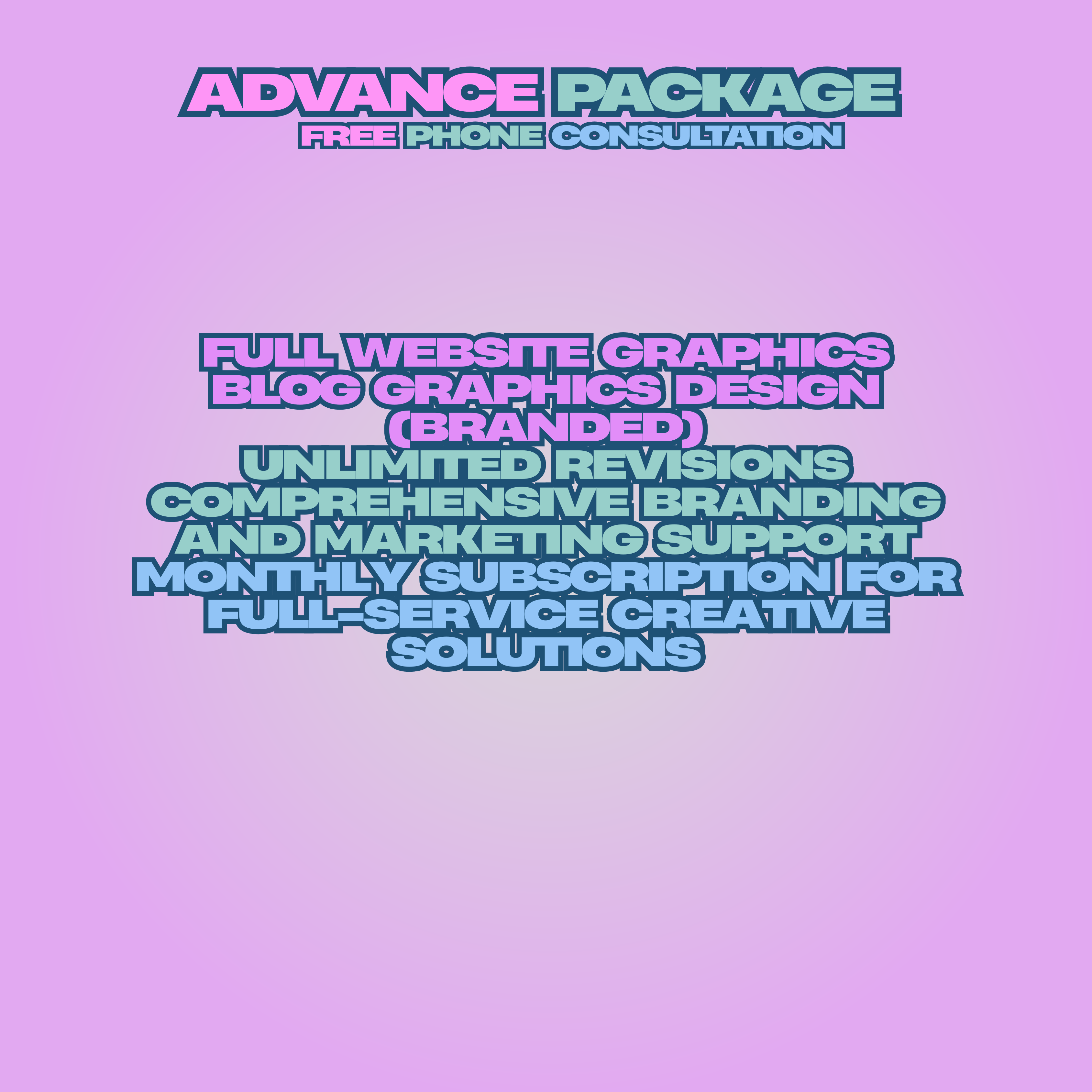 Premium Monthly Graphic Design Package for Comprehensive Branding, E-Commerce, and Digital Marketing