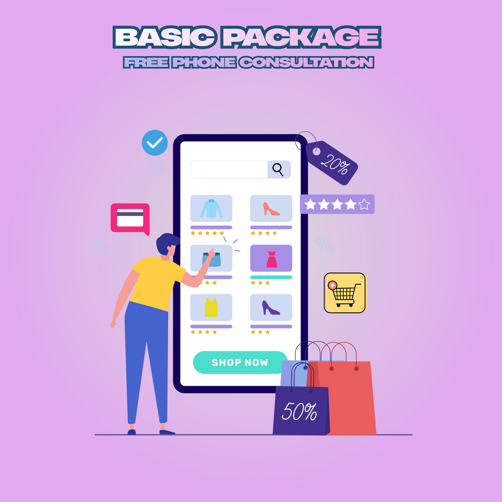 Basic E-Commerce Growth Package Dubai UAE | Full Marketplace Setup and Management